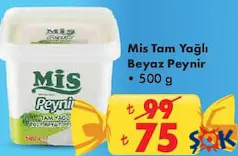 MİS TAM YAĞLI BEYAZ PEYNİR 500 G MİS TAM YAĞLI BEYAZ PEYNİR 500 G